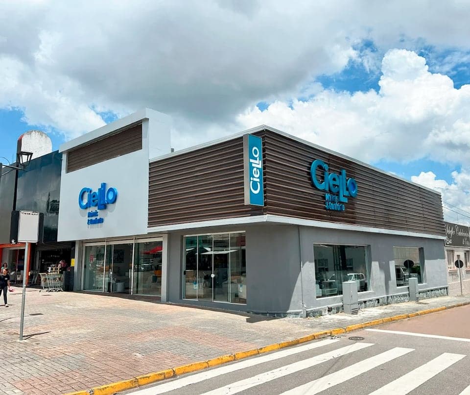 Fachada de uma loja Ciello