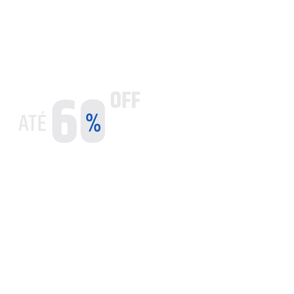 Até 60% OFF