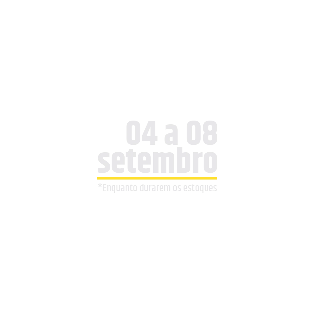 De 04 a 08 de setembro — enquanto durarem os estoques
