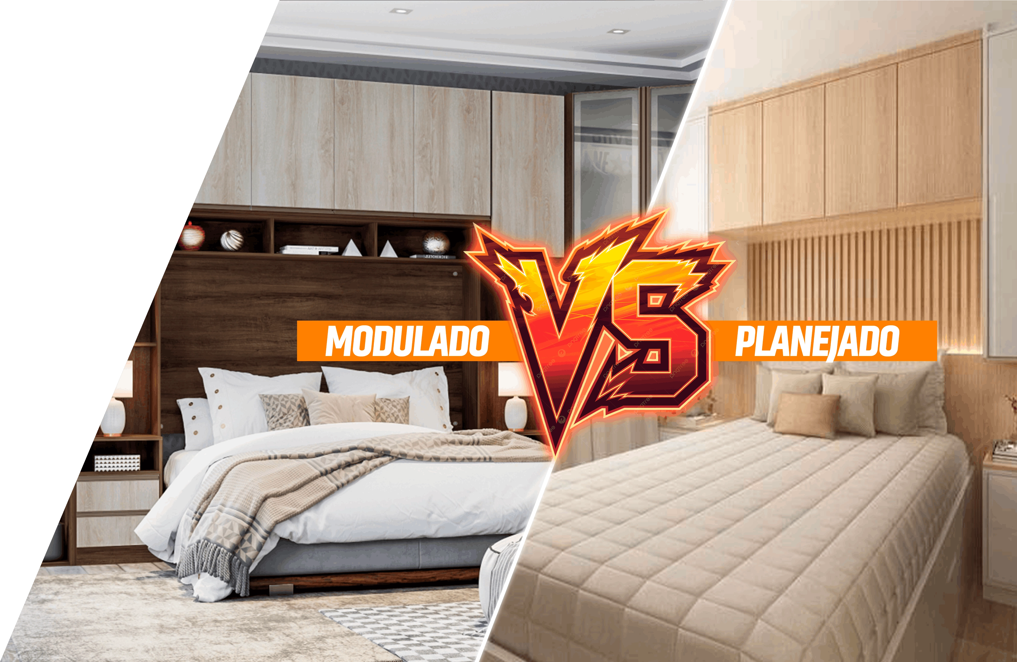 Modulado vs Planejado