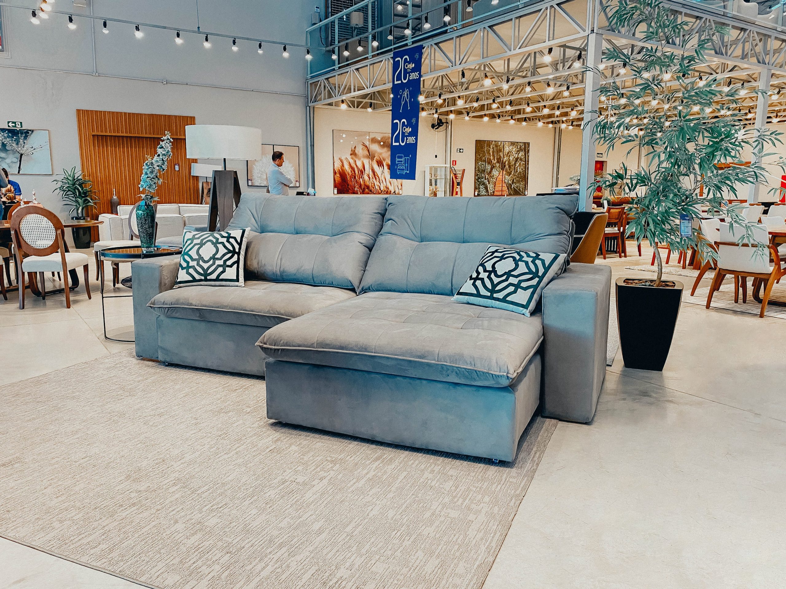 Sofá New Antares Ciello Móveis & Conforto