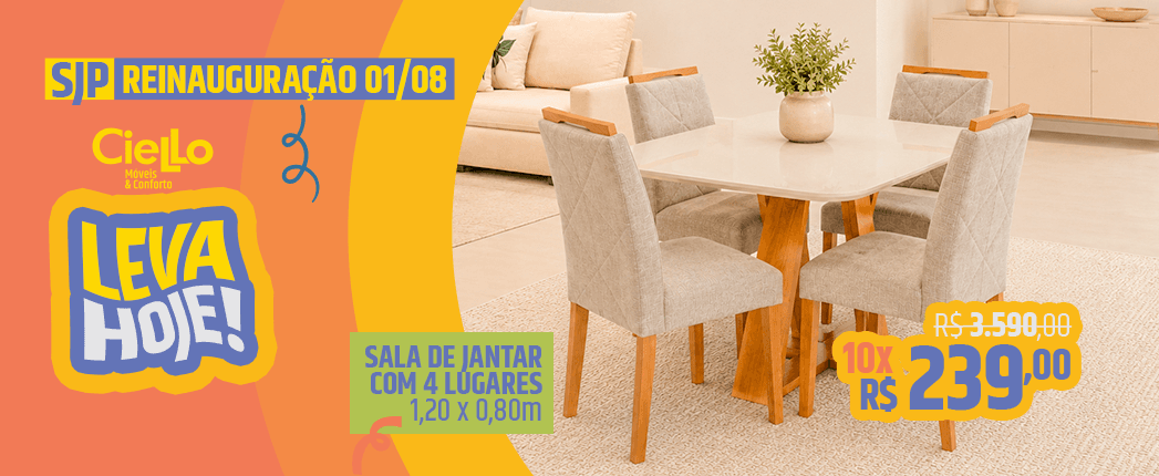 Banner oferta reinauguração São José dos Pinhais
