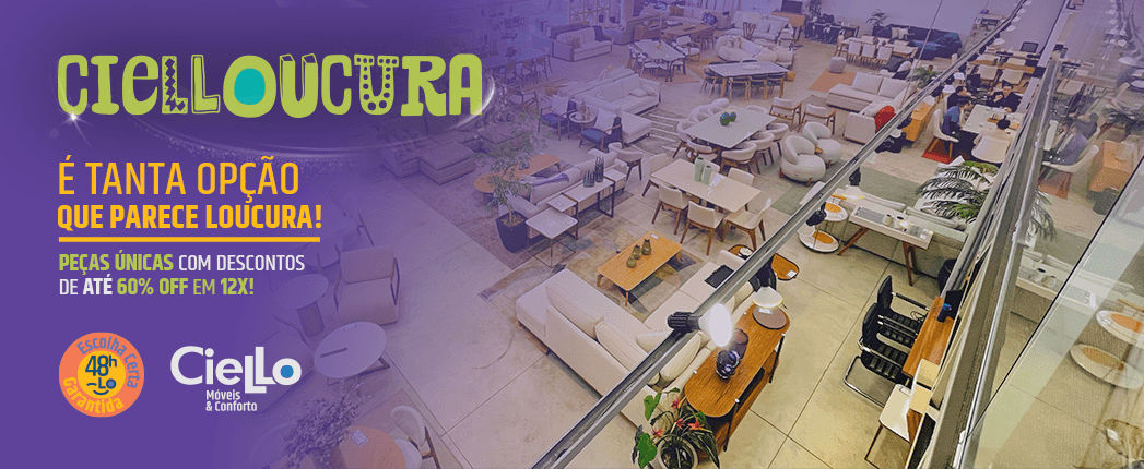 Cielloucura, peças únicas com até 60% off