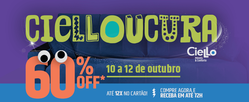 Banner promoção Cielloucura 2026